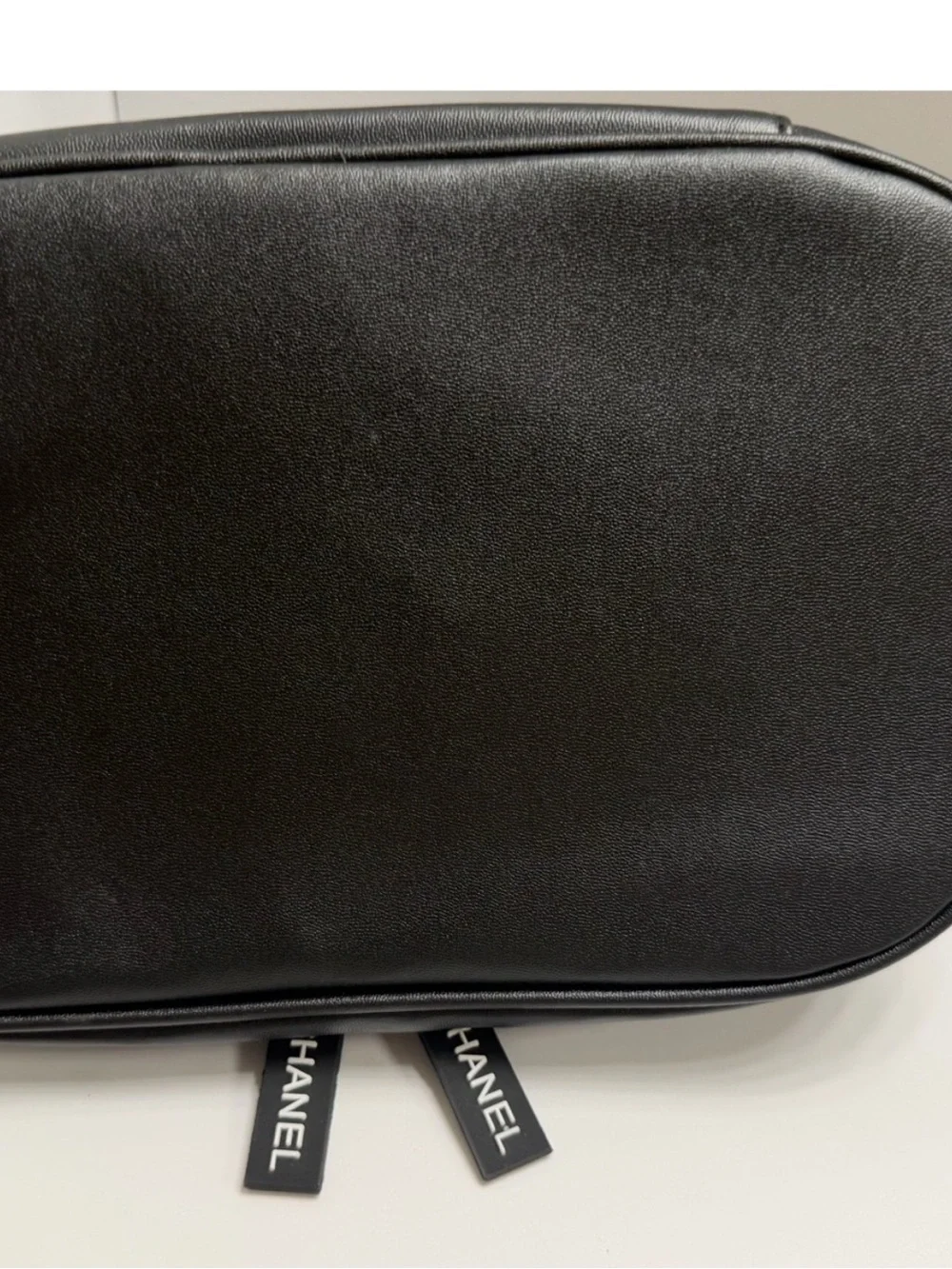 CHANEL VIP GWP nylon black cosmetic / essentials bag